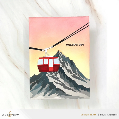 Mountain Peak Stencils