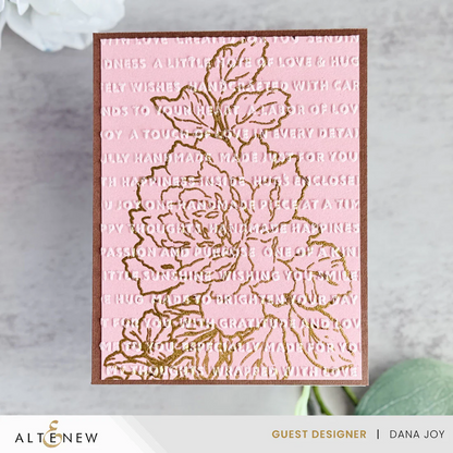 Handmade Happiness 3D Embossing Folder 