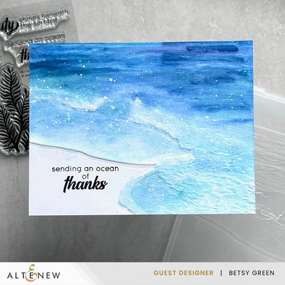 Whispering Waves 3D Embossing Folder 