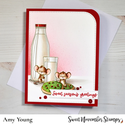 Milk and Cookies Stamp Set