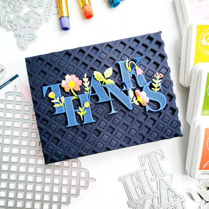 Diamond Lattice Coverplate Die 