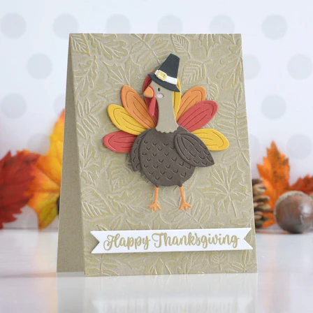 Falling Leaves Embossing Folder