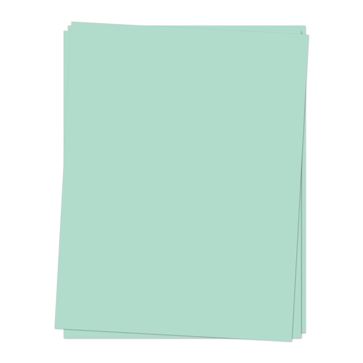 8.5 x 11 Cardstock: Aqua Sky