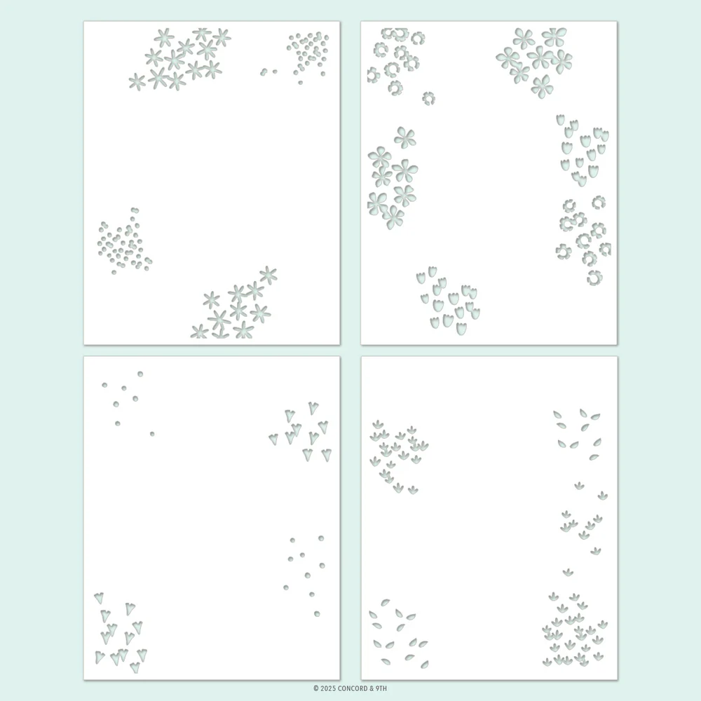 Around the Garden Stencil Pack 