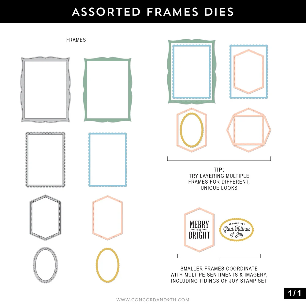 Assorted Frames Dies