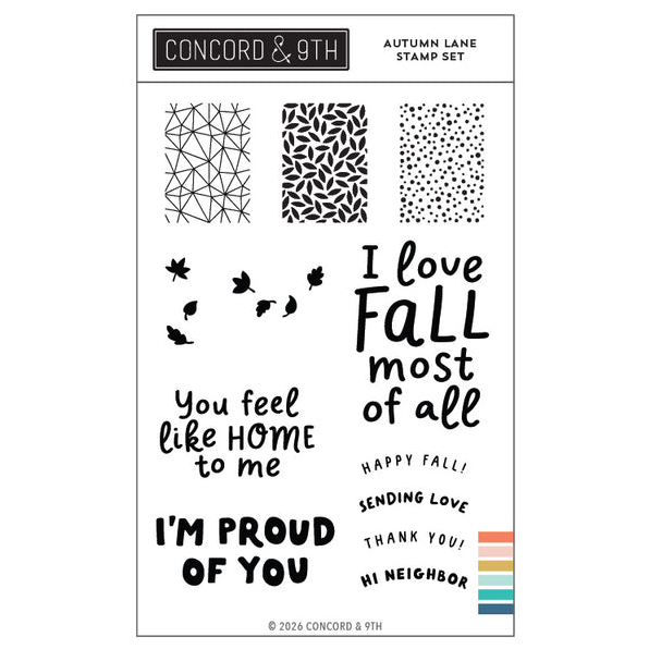 Autumn Lane Stamp Set