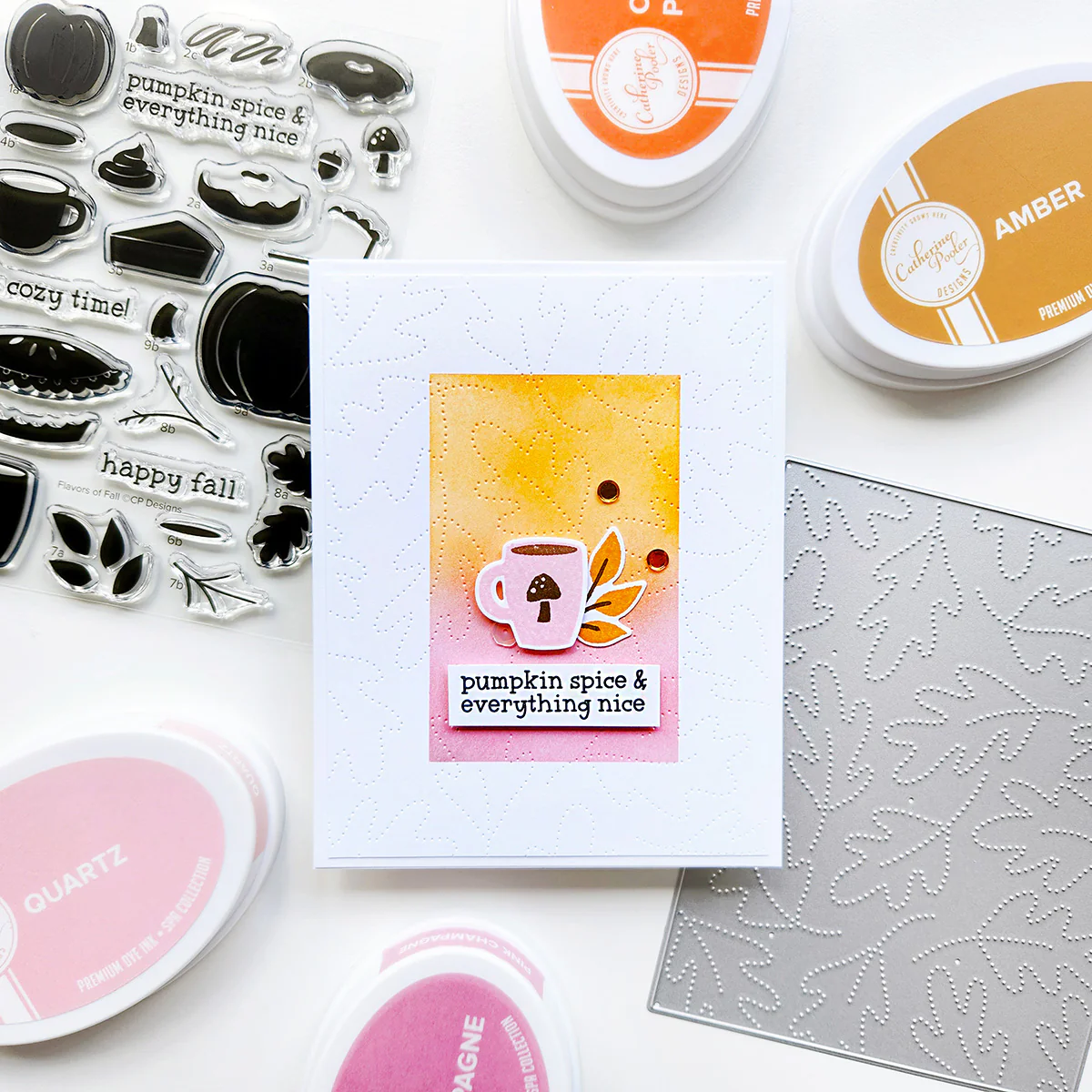 Autumn Path Cover Plate Die