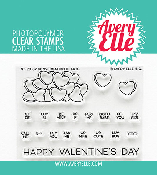 Conversation Hearts Stamp Set