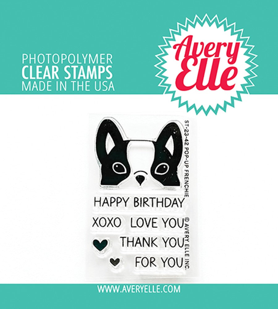 Pop-up Frenchie Stamp Set