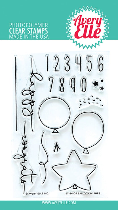 Balloon Wishes Stamp Set