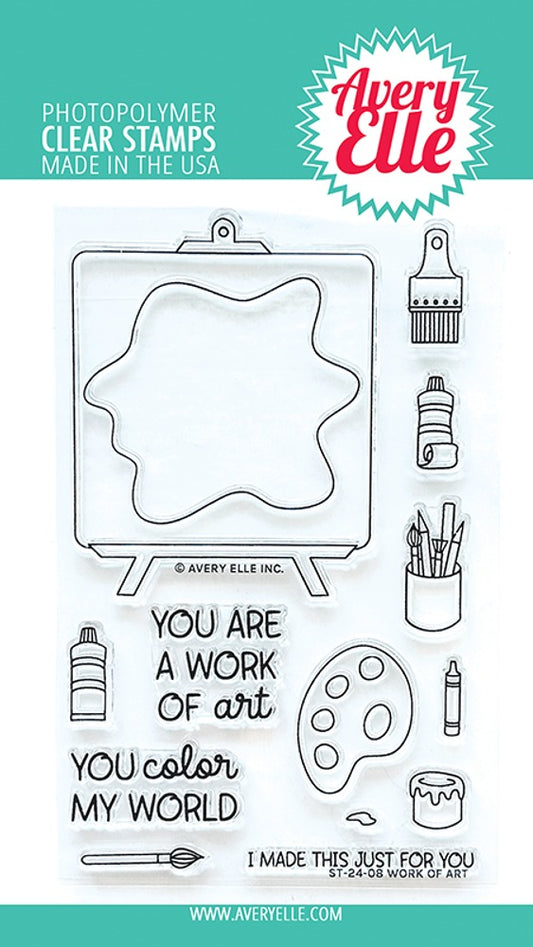 Work Of Art Stamp Set