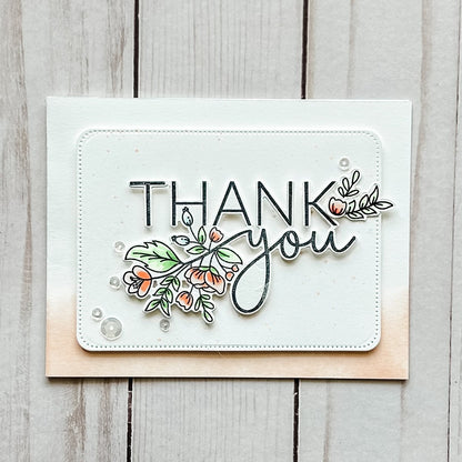 Thank You Flowers Stamp Set