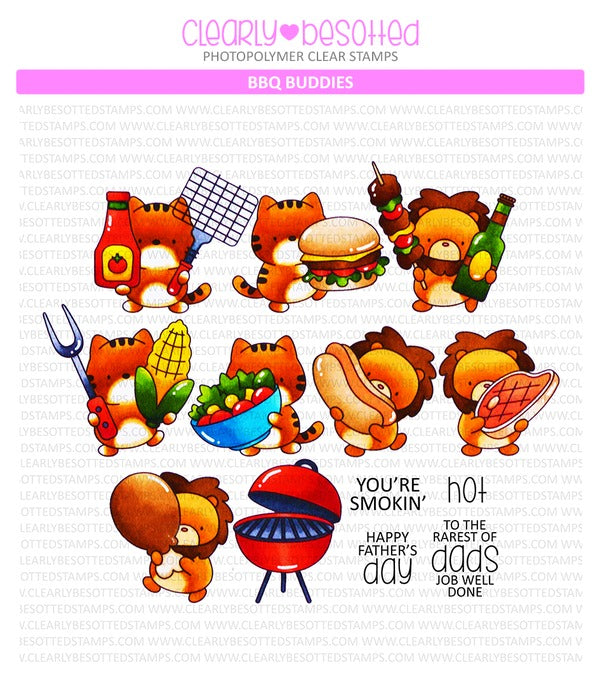 BBQ Buddies Stamp Set