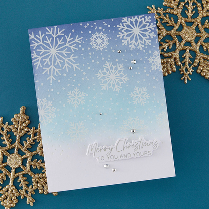 Winter Peace Press + Foil Plate & Dies