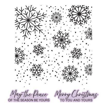 Winter Peace Press + Foil Plate & Dies