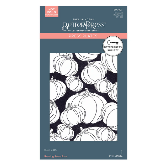 Raining Pumpkins Press Plate