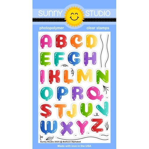 Balloon Alphabet Stamp Set