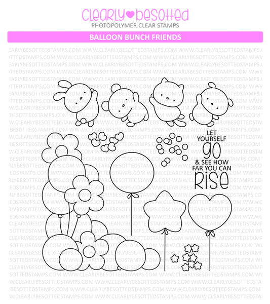 Balloon Bunch Friends Stamp Set