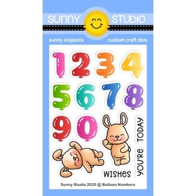 Balloon Numbers Stamp Set