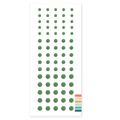 Enamel Dots: Basil