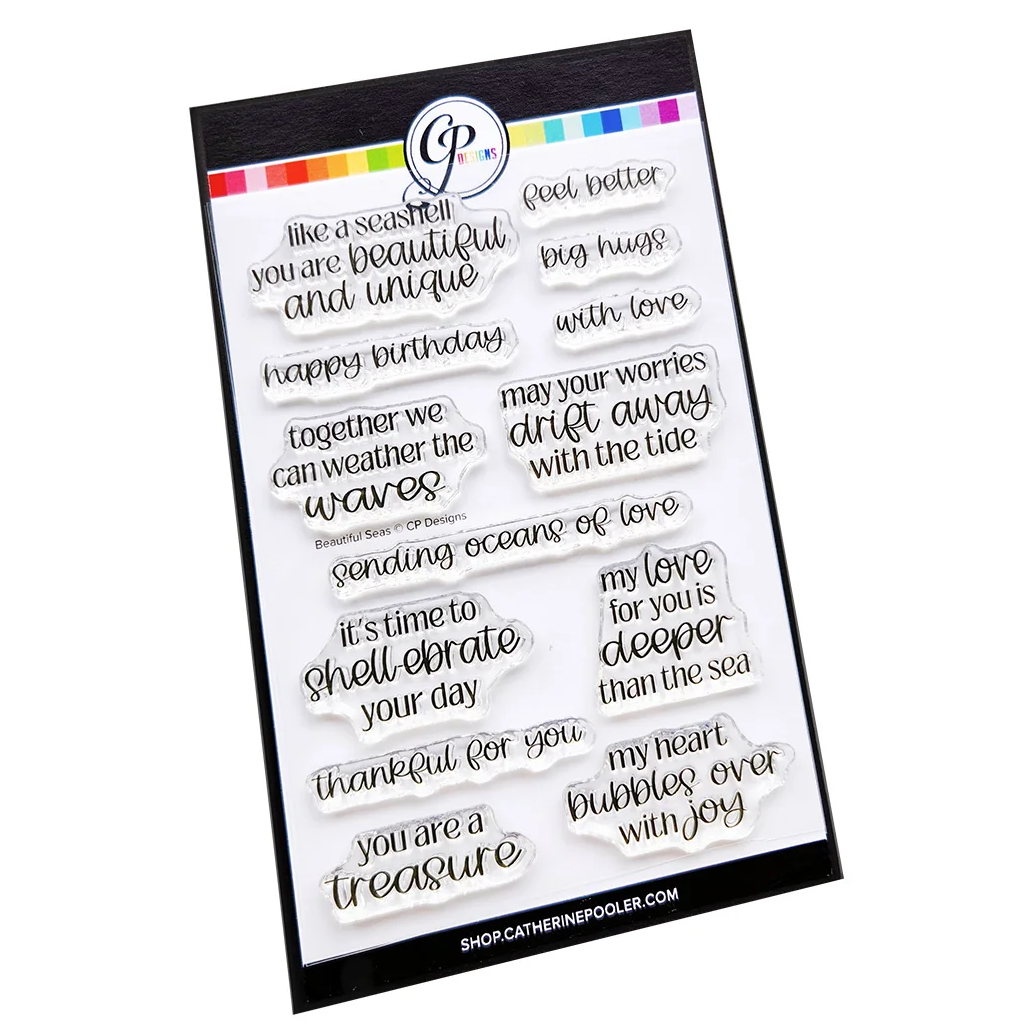 Beautiful Seas Sentiments Stamp Set 