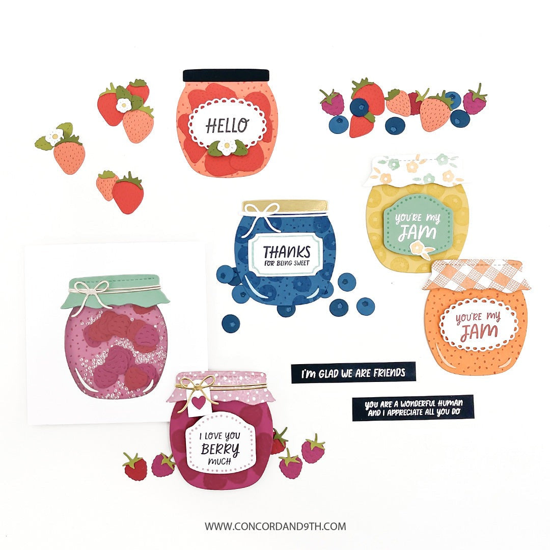 Berries and Jam Stamp Set