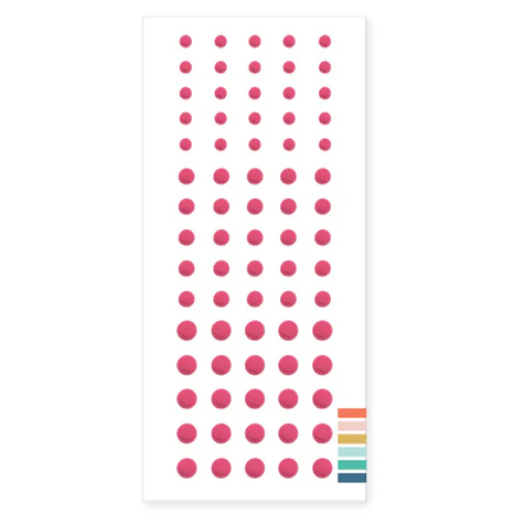 Enamel Dots: Berry Kiss