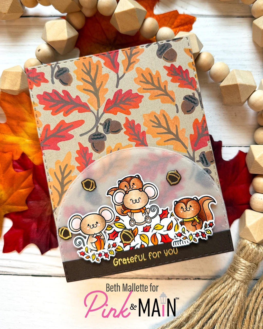 Leaves and Acorns Layering Stencils
