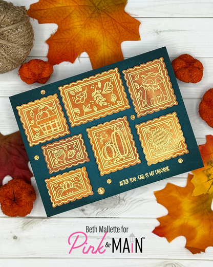 Fall Postage Stamps Stamp Set