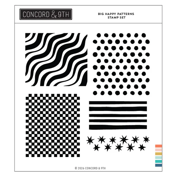 Big Happy Patterns Stamp Set