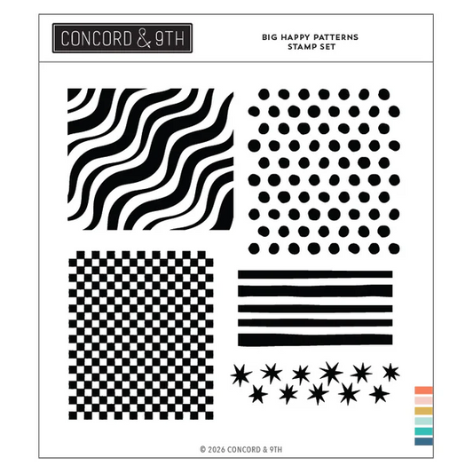 Big Happy Patterns Stamp Set