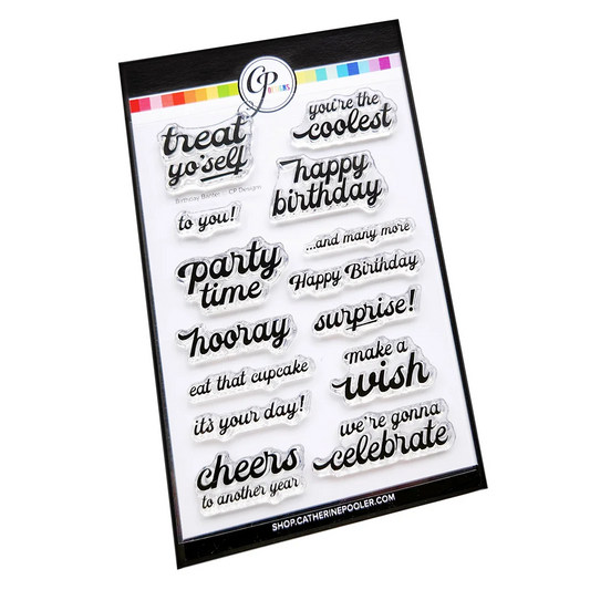 Birthday Banter Sentiments Stamp Set 