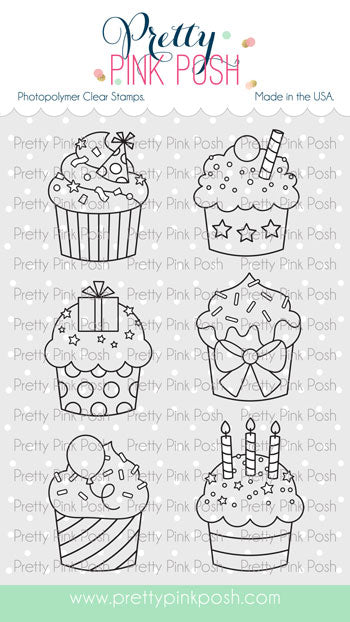 Birthday Cupcakes Stamp Set