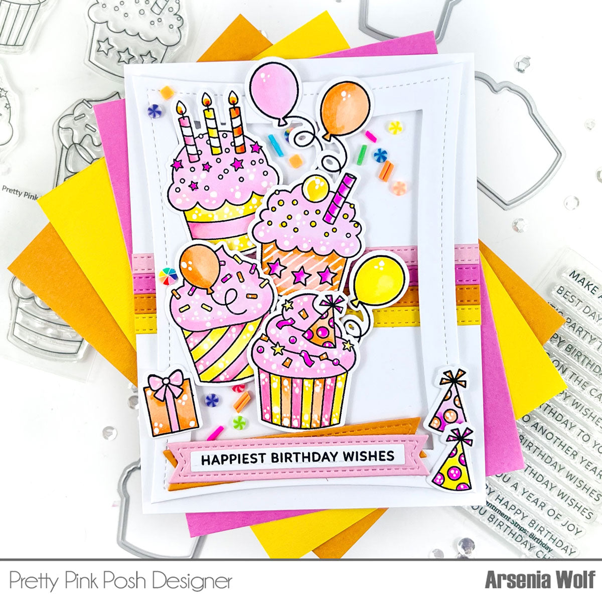 Birthday Cupcakes Stamp Set