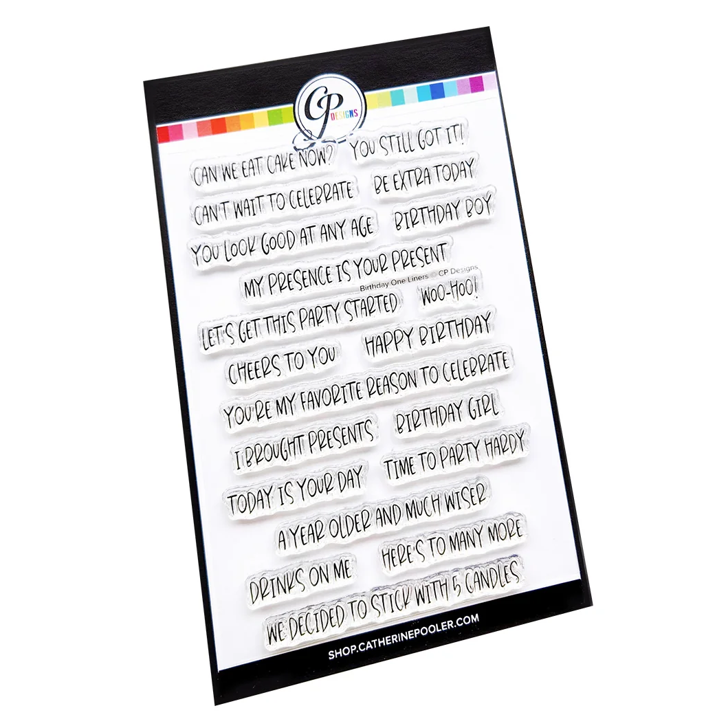 Birthday One Liners Sentiments Stamp Set 