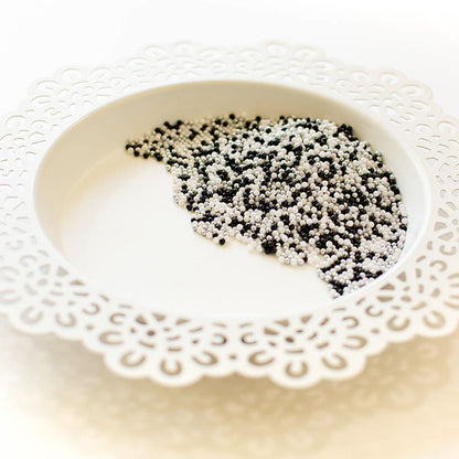 Black Tie Shaker Beads