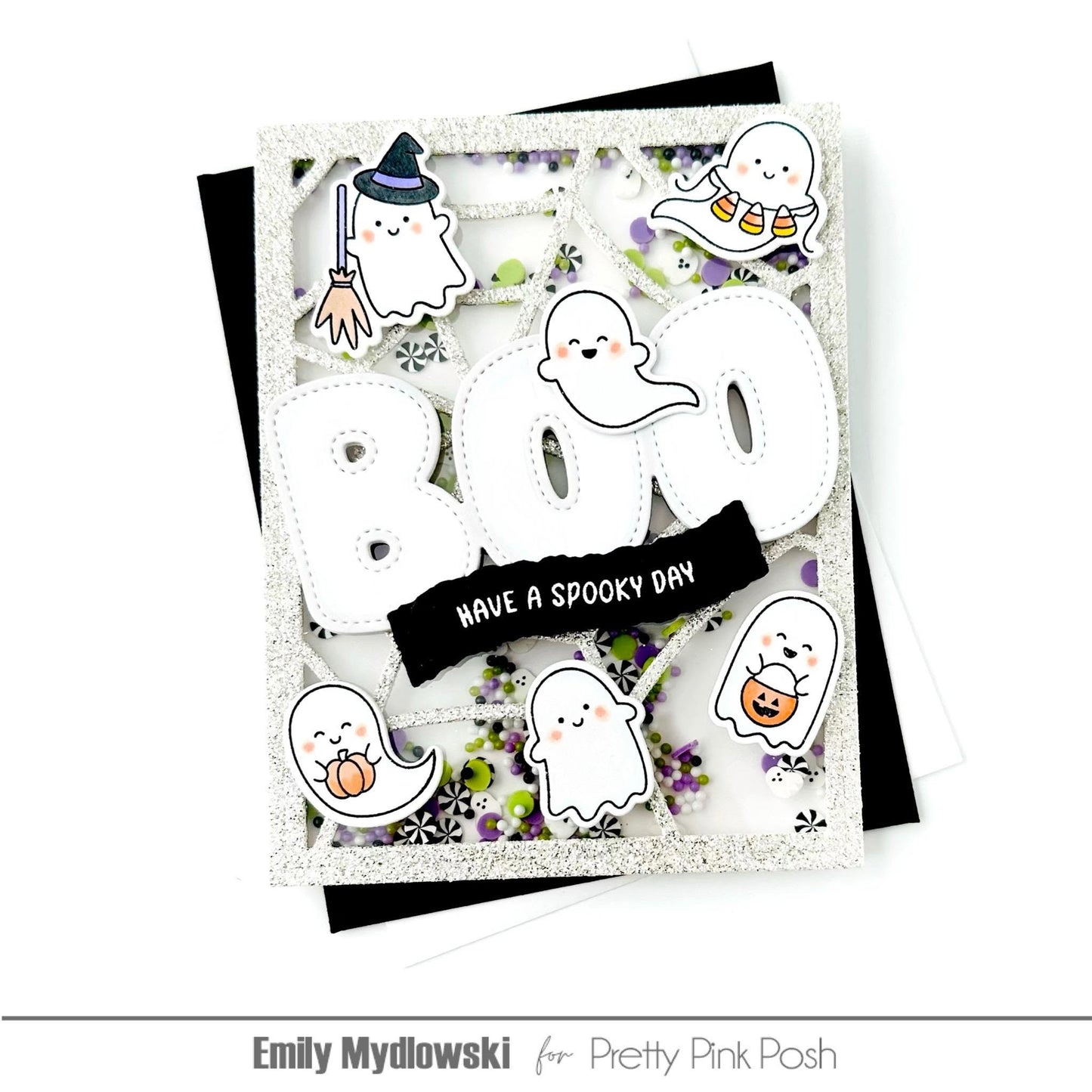 Halloween Banner Greetings Stamp Set