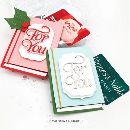 Book Gift Card Holder Die