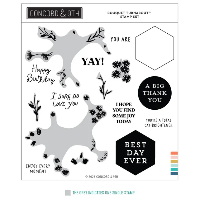 Bouquet Turnabout™ Stamp Set