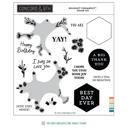 Bouquet Turnabout™ Stamp Set