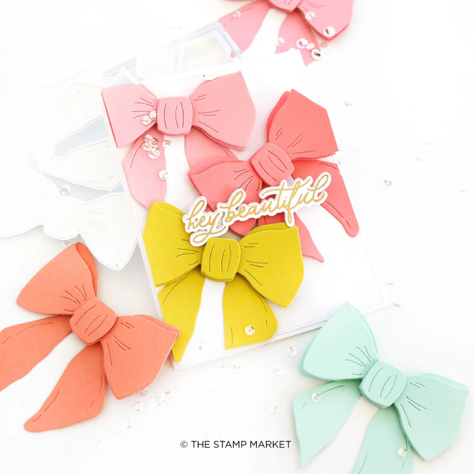 Beautiful Layering Bow Dies