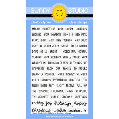 Build-a-Greeting Holidays Stamp Set