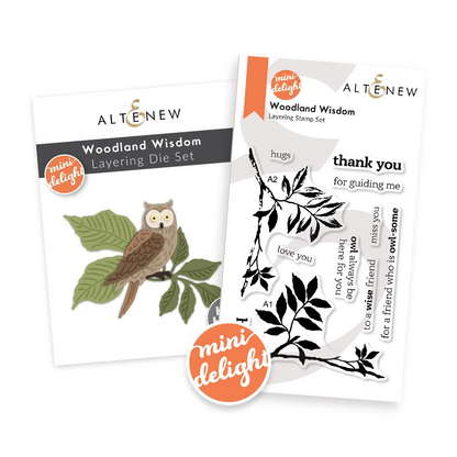 Mini Delight: Woodland Wisdom Stamp & Dies