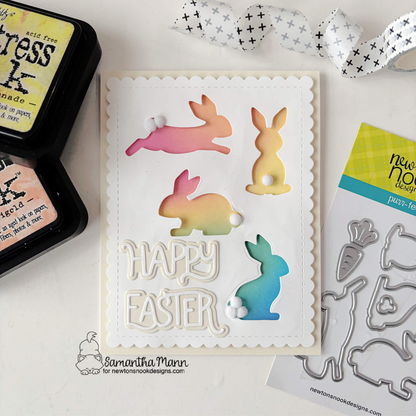Bunny Silhouettes Dies