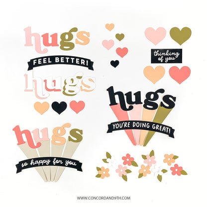 Burst of Hugs Stamp Set