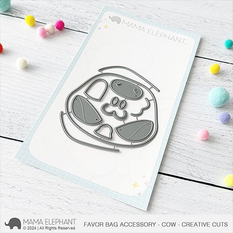Favor Bag Accessory - Cow Creative Cuts