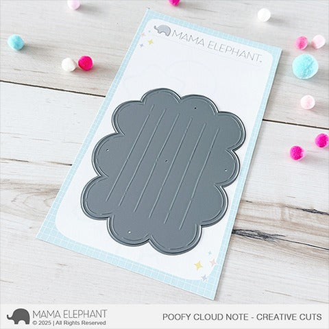 Poofy Cloud Note Creative Cuts