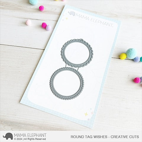 Round Tag Wishes Creative Cuts