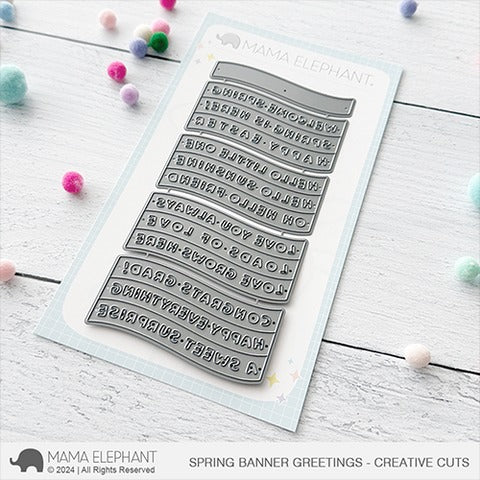 Spring Banner Greetings Creative Cuts
