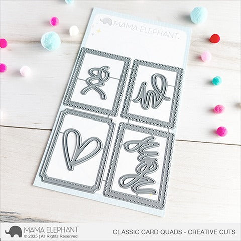 Classic Card Quads Creative Cuts